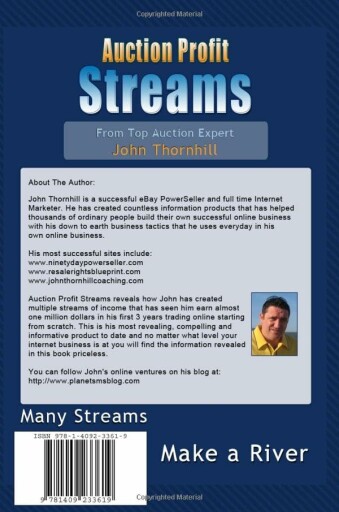Auction Profit Streams book cover showcasing its practical approach to online sales