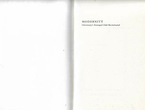 Title page with the word 'Modernity' and subtitle.